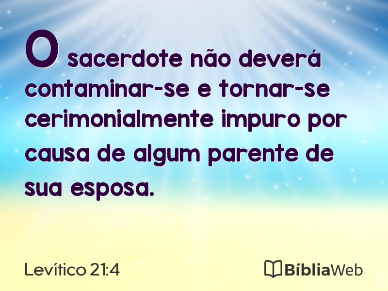 Levítico 21:4 em imagem para compartilhar