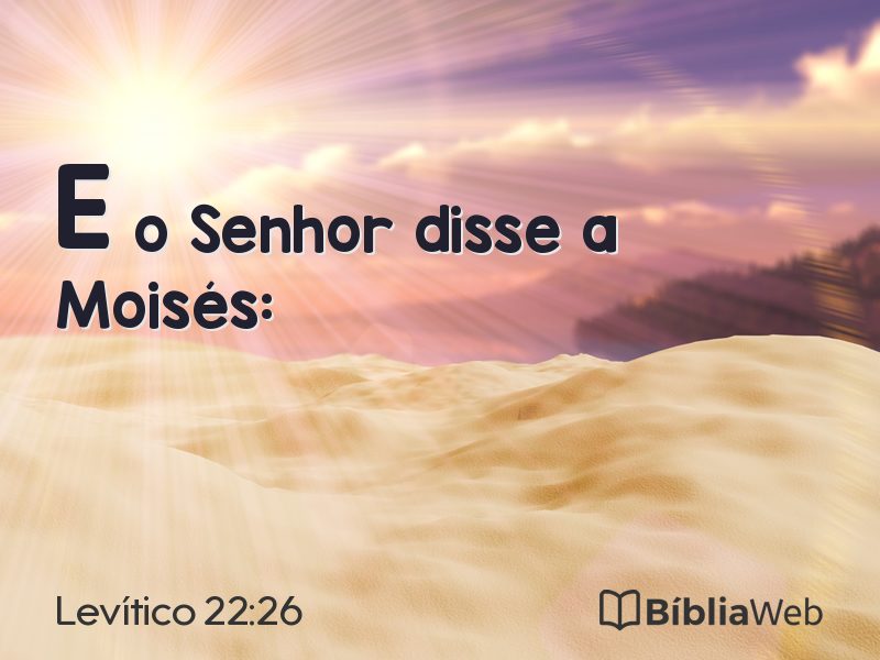 Levítico 22:26 em imagem para compartilhar