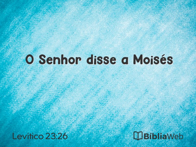 Levítico 23:26 em imagem para compartilhar