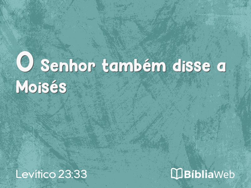 Levítico 23:33 em imagem para compartilhar
