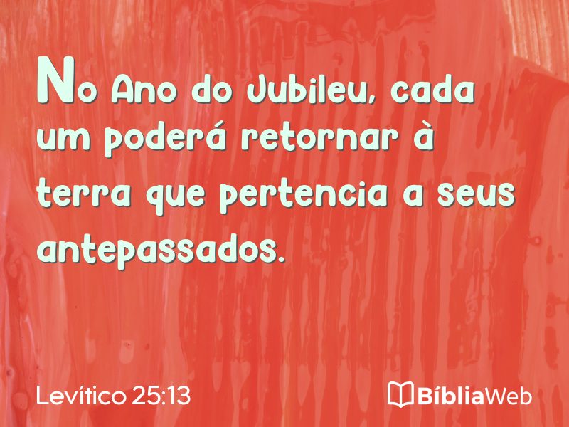 Levítico 25:13 em imagem para compartilhar