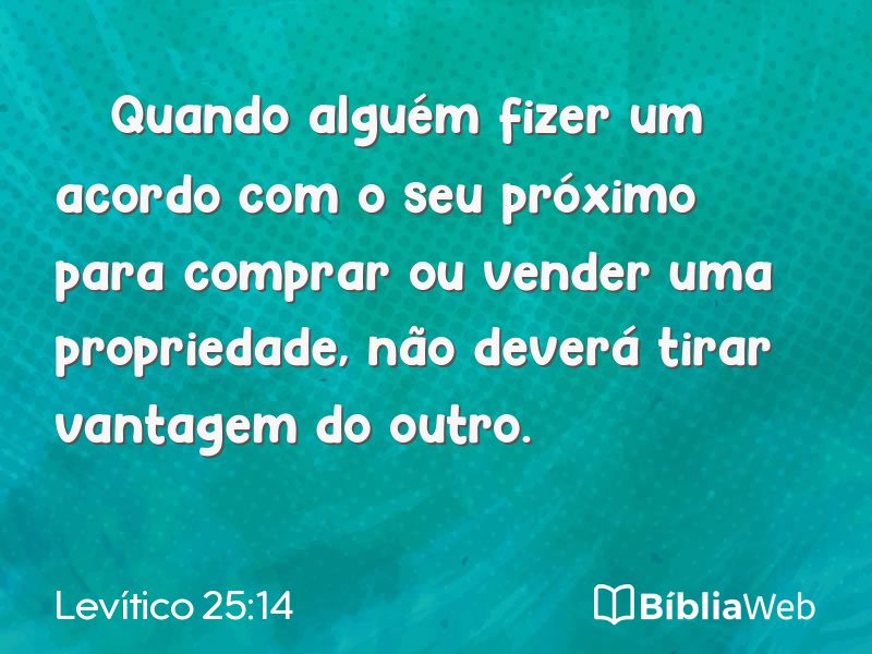 Levítico 25:14 em imagem para compartilhar