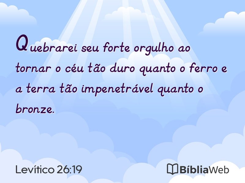 Levítico 26:19 em imagem para compartilhar