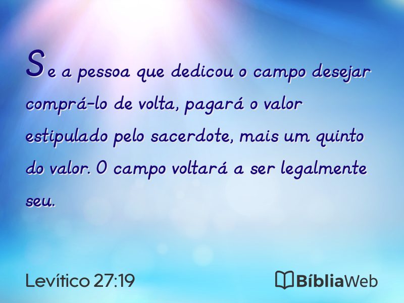 Levítico 27:19 em imagem para compartilhar
