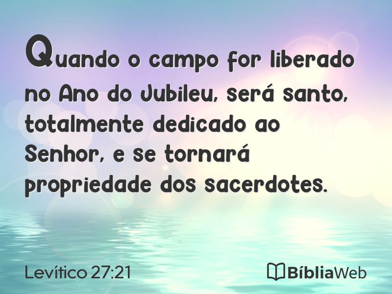 Levítico 27:21 em imagem para compartilhar