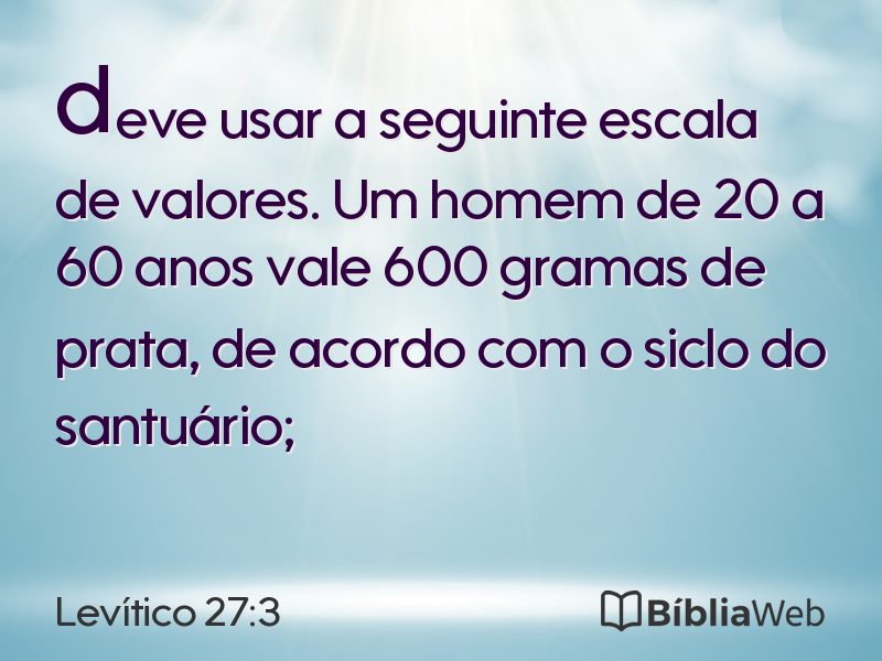 Levítico 27:3 em imagem para compartilhar