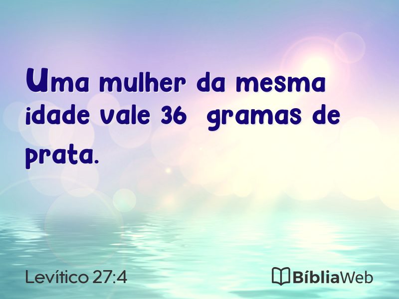Levítico 27:4 em imagem para compartilhar