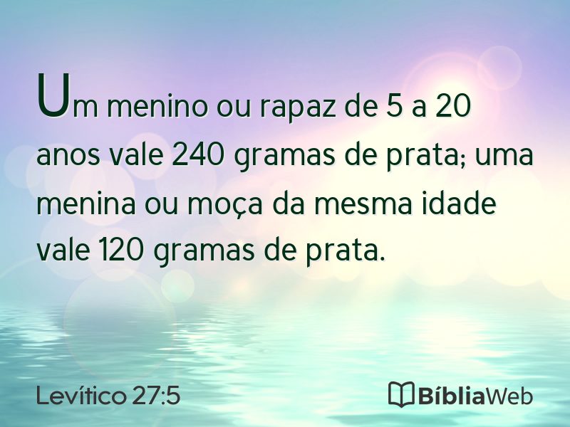 Levítico 27:5 em imagem para compartilhar