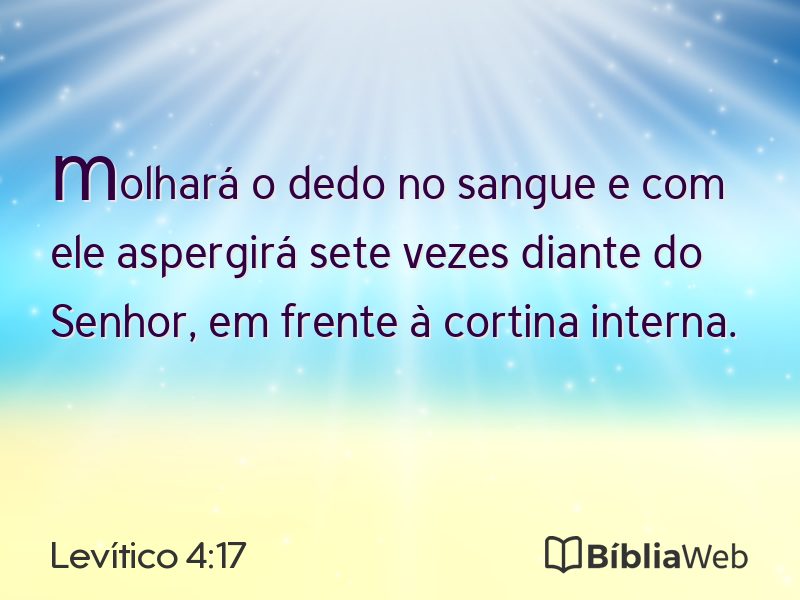 Levítico 4:17 em imagem para compartilhar