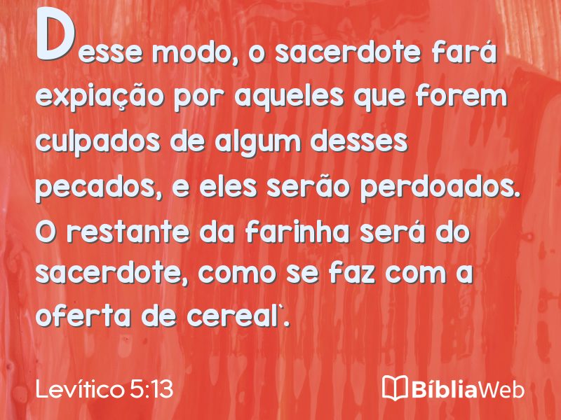 Levítico 5:13 em imagem para compartilhar