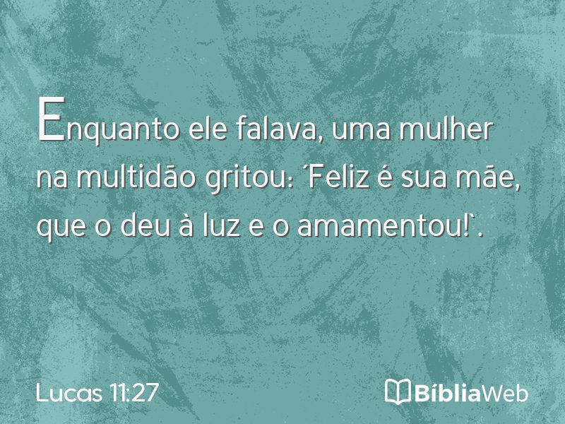 Lucas 11:27 em imagem para compartilhar