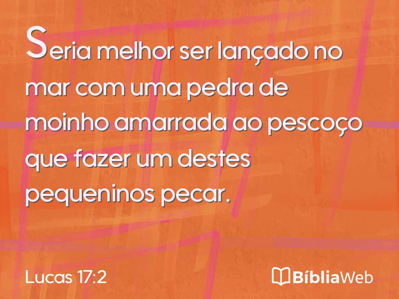 Lucas 17:2 em imagem para compartilhar