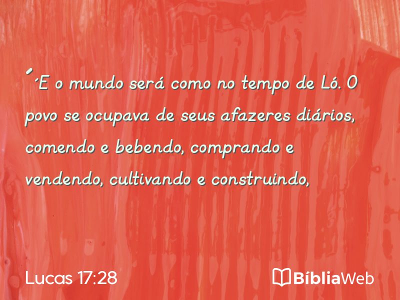 Lucas 17:28 em imagem para compartilhar