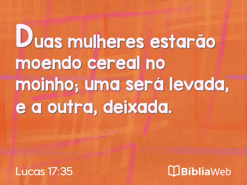 Lucas 17:35 em imagem para compartilhar