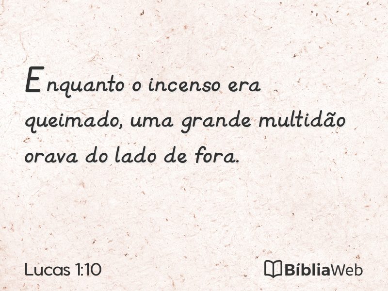 Lucas 1:10 em imagem para compartilhar