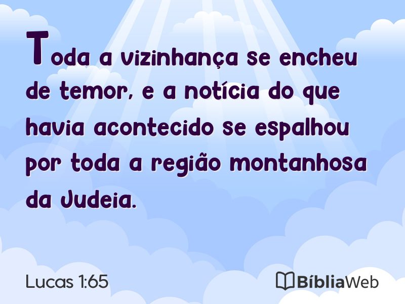 Lucas 1:65 em imagem para compartilhar
