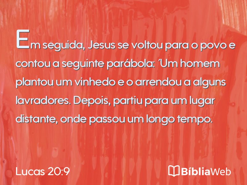 Lucas 20:9 em imagem para compartilhar