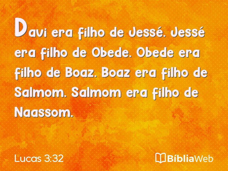 Lucas 3:32 em imagem para compartilhar