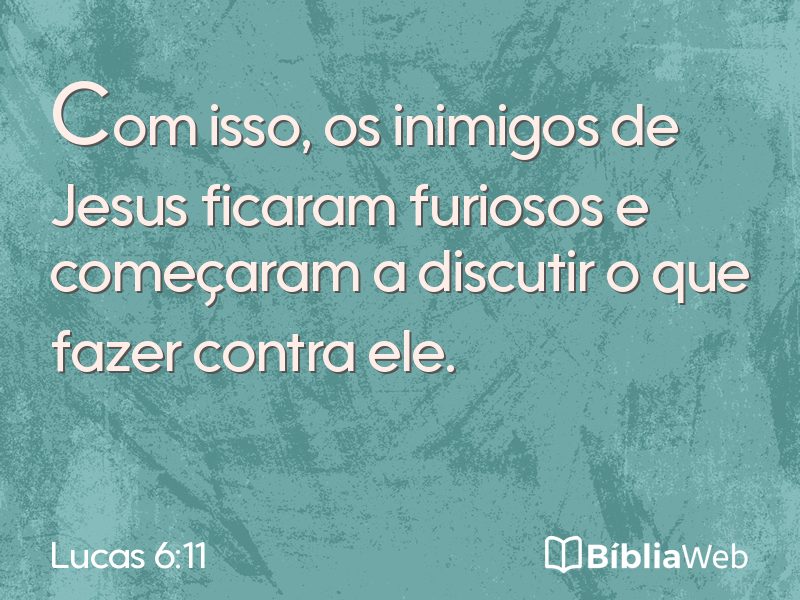 Lucas 6:11 em imagem para compartilhar