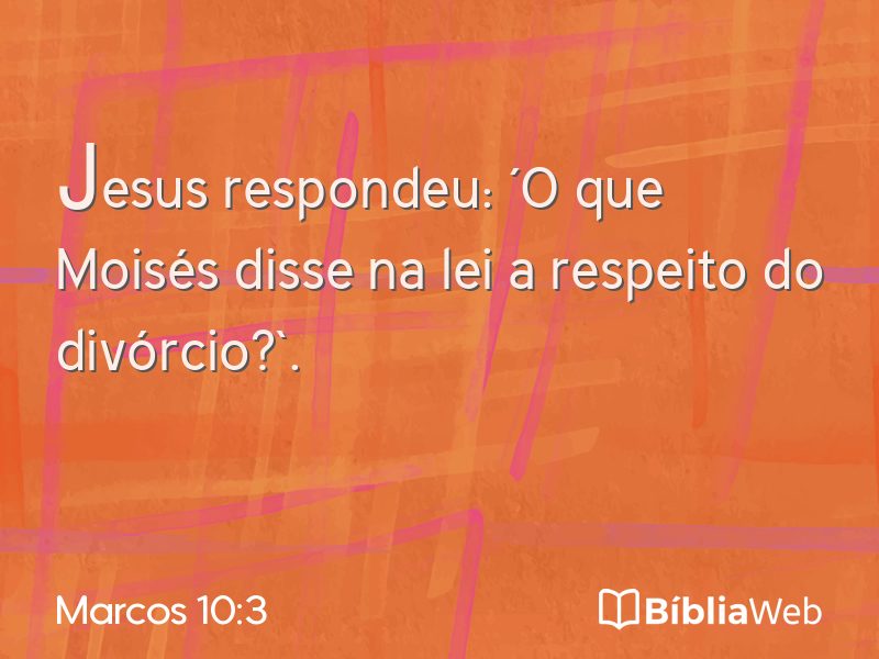 Marcos 10:3 em imagem para compartilhar
