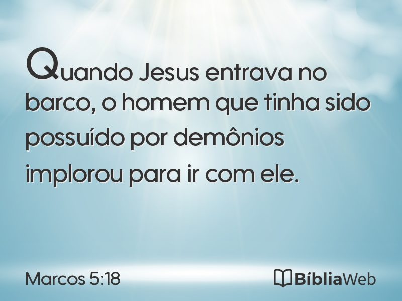 Marcos 5:18 em imagem para compartilhar