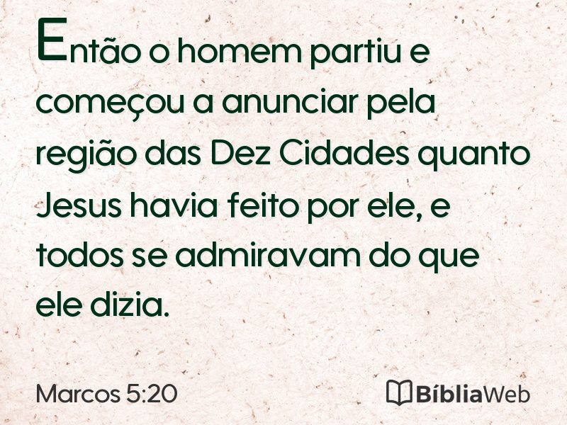 Marcos 5:20 em imagem para compartilhar