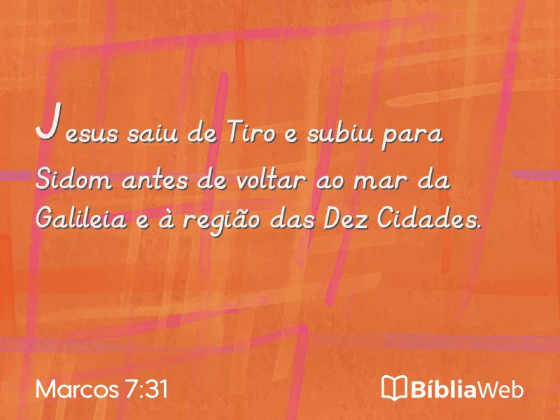 Marcos 7:31 em imagem para compartilhar