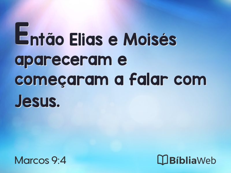 Marcos 9:4 em imagem para compartilhar
