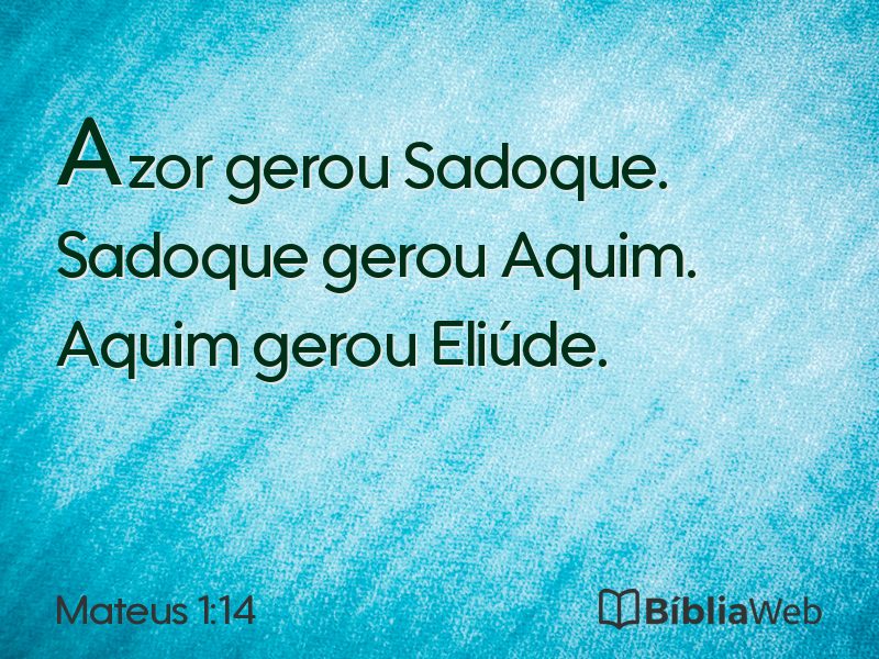 Mateus 1:14 em imagem para compartilhar