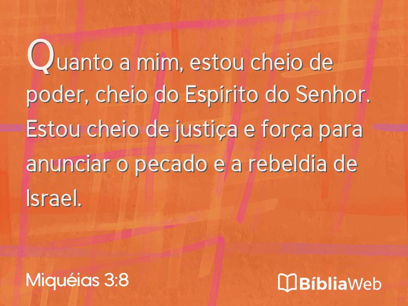 Miquéias 3:8 em imagem para compartilhar