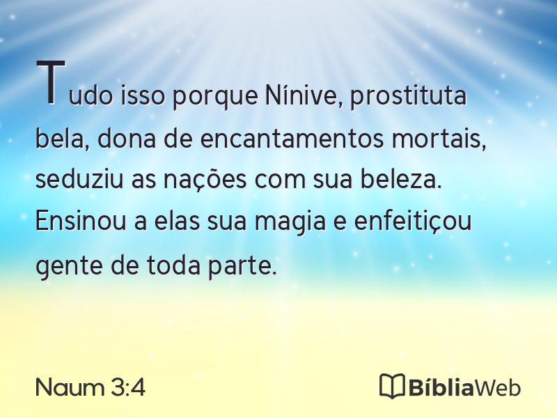Naum 3:4 em imagem para compartilhar