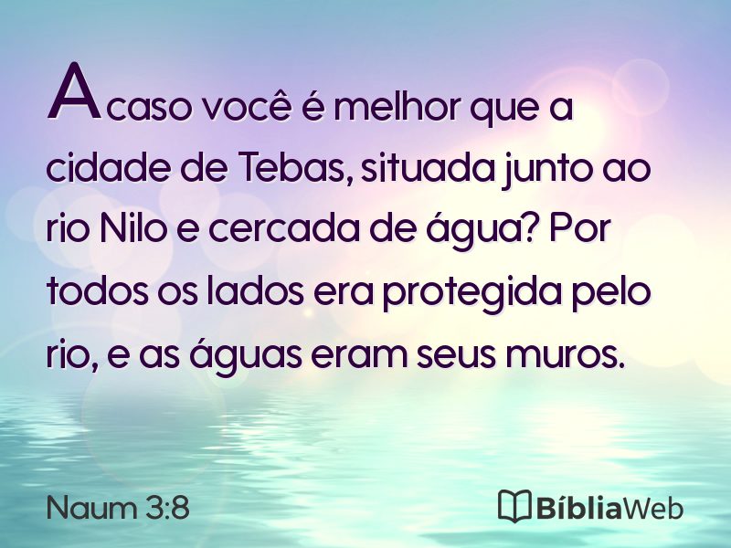 Naum 3:8 em imagem para compartilhar