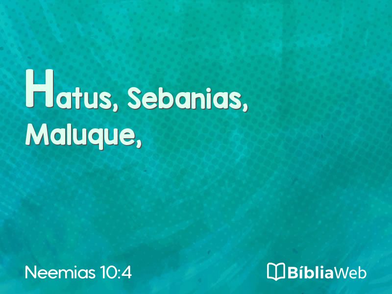 Neemias 10:4 em imagem para compartilhar