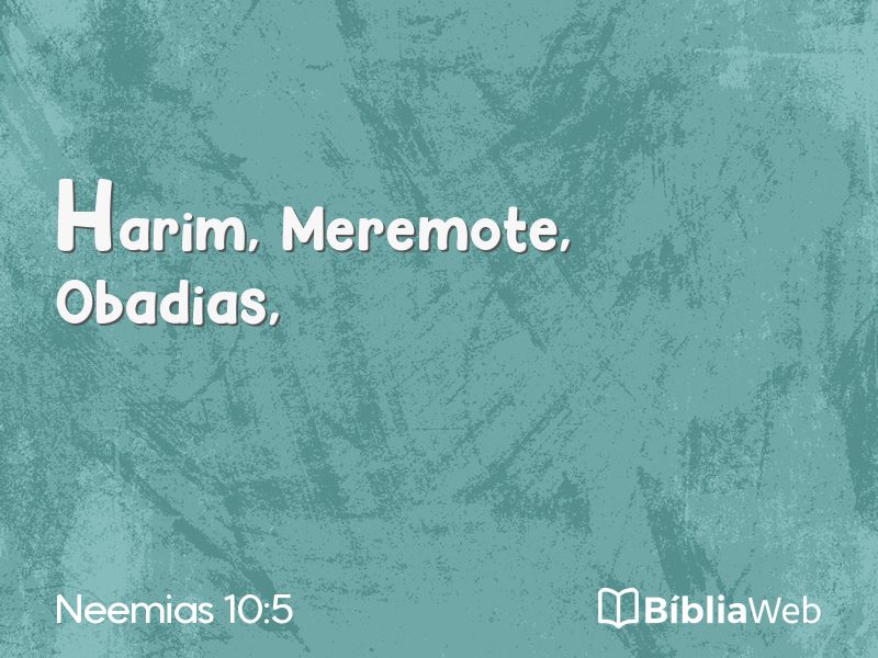 Neemias 10:5 em imagem para compartilhar