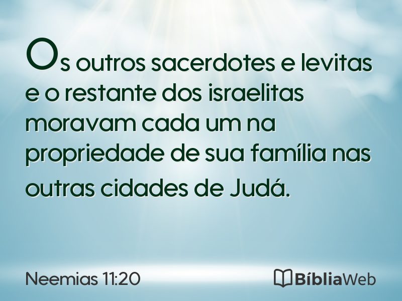 Neemias 11:20 em imagem para compartilhar