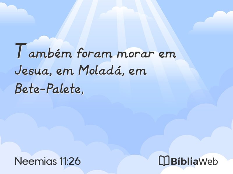 Neemias 11:26 em imagem para compartilhar