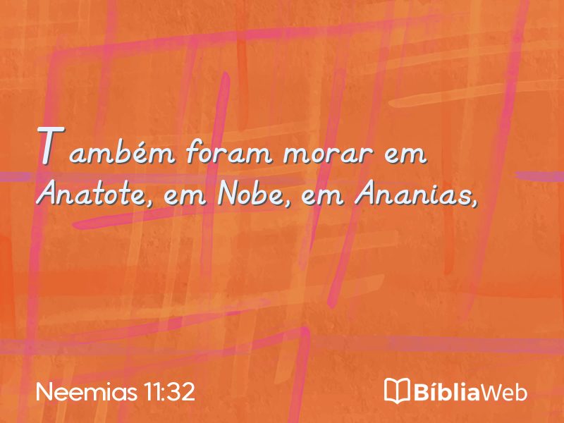 Neemias 11:32 em imagem para compartilhar