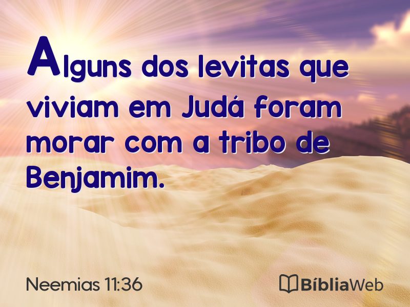 Neemias 11:36 em imagem para compartilhar