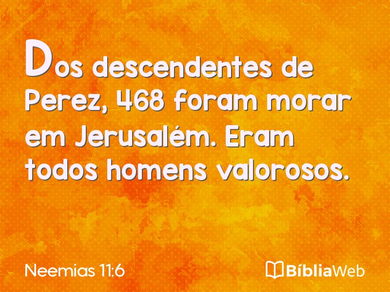 Neemias 11:6 em imagem para compartilhar
