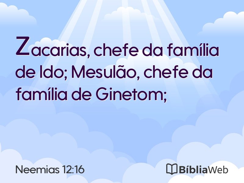 Neemias 12:16 em imagem para compartilhar