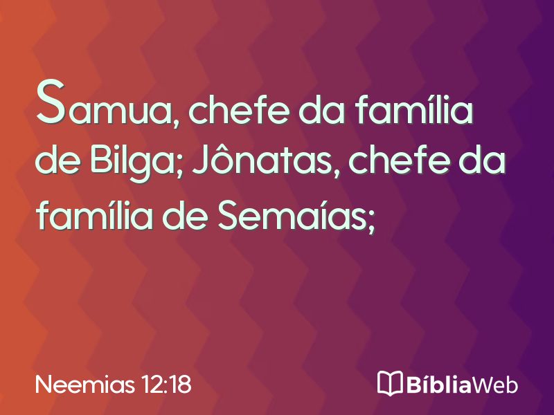 Neemias 12:18 em imagem para compartilhar