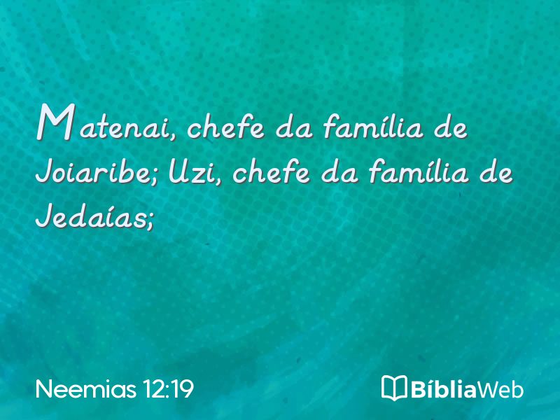 Neemias 12:19 em imagem para compartilhar