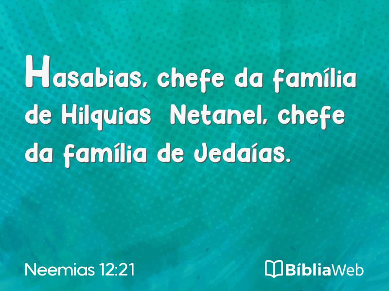 Neemias 12:21 em imagem para compartilhar
