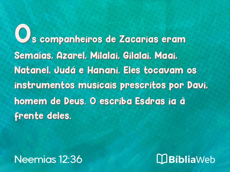 Neemias 12:36 em imagem para compartilhar