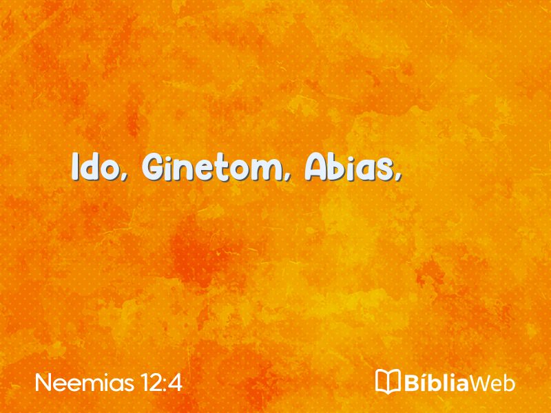 Neemias 12:4 em imagem para compartilhar