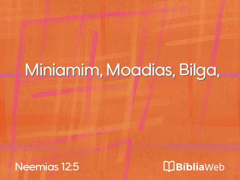 Neemias 12:5 em imagem para compartilhar