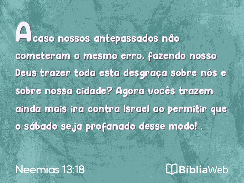 Neemias 13:18 em imagem para compartilhar