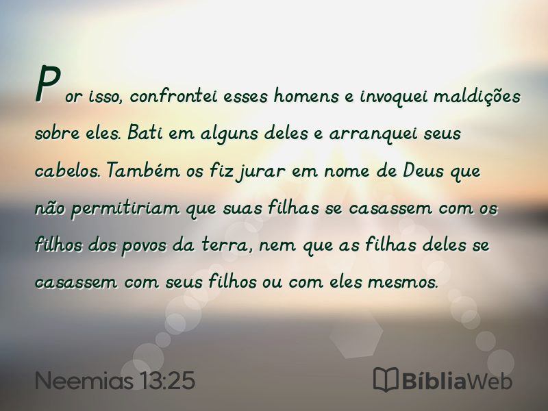 Neemias 13:25 em imagem para compartilhar