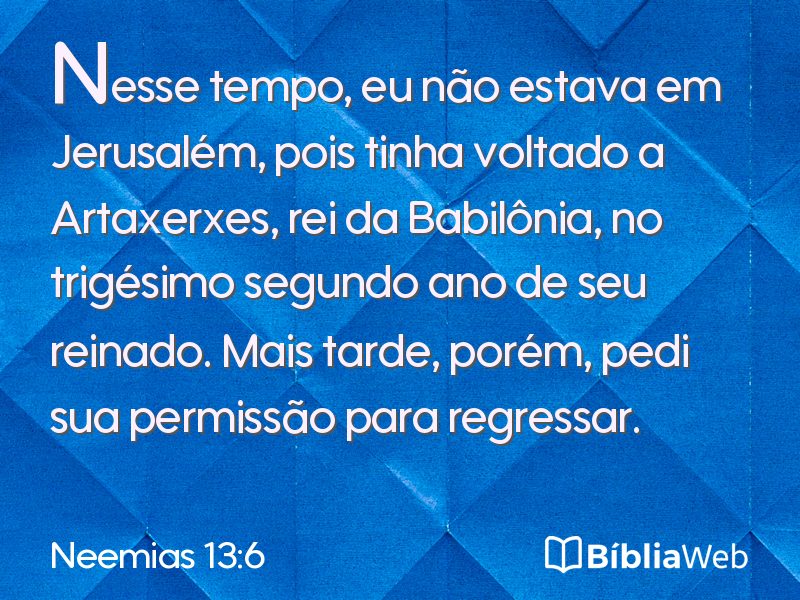 Neemias 13:6 em imagem para compartilhar