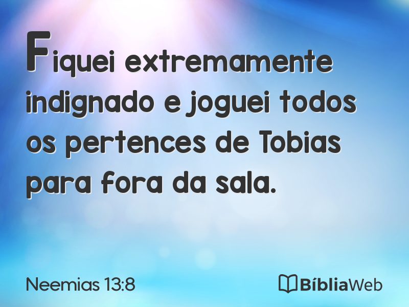 Neemias 13:8 em imagem para compartilhar